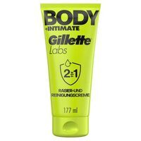 Gillette Labs Body + Intimate Reinigungs- und Rasiercreme 177 ml
