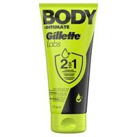 Multipack 6x Gillette Labs Body + Intimate Reinigungs- und Rasiercreme 177 ml