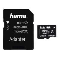 Hama microSD Speicherkarte+ Adapter 124158 Hama Sortiment microSDXC (128GB) Class 10