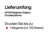 HP 912 - Original - Pigment-based ink - Medium magenta - HP - HP OfficeJet Pro 8010/8020 series - 1 pc(s)
