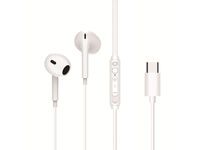 CONCEPTRONIC Headset Ohrhörer USB-C/Mikro/Bedien./+ 1.20m ws (BRENDAN02W)