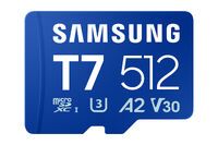SD MicroSD Card 512GB Samsung SDXC T7              (Class10) (MB-MB512T/WW)