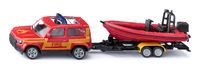 SIKU 1608 Land Rover Defender mit Boot