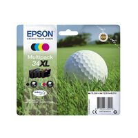 Epson Golf ball Singlepack Black 34 DURABrite Ultra Ink - Standard Yield - Pigment-based ink - 6.1 ml - 350 pages - 1 pc(s)