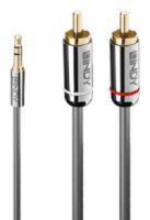 LINDY Audiokabel an Phono 3.5mm Cromo line 1m (35333)