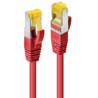 LINDY Patchkabel Cat6A S/FTP LSZH Cat7 Rohkabel rot   1.00m (47292)
