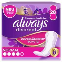 Always Discreet Inkontinenz-Slipeinlagen Normal Stück 28