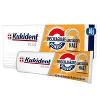 Kukident Plus Unschlagbare Bisskraft Haftcreme, Geschmacksneutral, 40g
