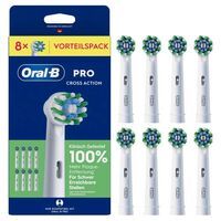 Oral-B Pro CrossAction Aufsteckbürsten, 8 Stück