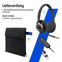 Poly Mission   825         Stereo      Teams USB-C/A (C01FCAA#AC3)
