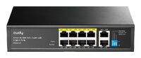 CUDY FS1010P 8-Port 10/100M PoE+ Switch 2 Uplink Ports 120W (FS1010P)