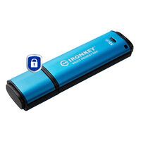 KINGSTON 32GB USB-C IronKey Vault Privacy 50C AES-256 Encrypted FIPS 197 (IKVP50C/32GB)