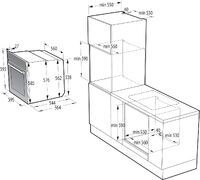 Gorenje Großgeräte EINBAUBACKOFEN PIZZA 350C 60CM (GO66E PIZZA       SW)