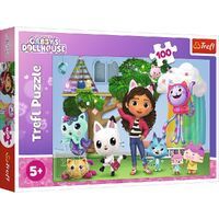 Trefl S.A. Puzzle 100 - Gabby's Dollhouse der Film