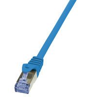 Logilink Patchkabel CAT6A  S/FTP AWG26 PIMF  0,50m blau (CQ3026S)