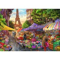 Trefl S.A. Puzzle Premium Plus 1000  Blumenmarkt Paris
