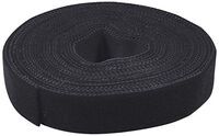 Logilink Klettband, schwarz, Breite: 16 mm, auf Rolle, 4 m (KAB0050)
