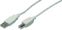 Logilink USB Kabel A -> B St/St  1.80m grau (CU0007)