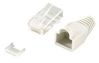 LogiLink RJ45 - RJ45 - Grey - Gold - 270 g - 100 pc(s) - 170 mm
