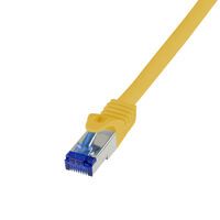Logilink Patchkabel Ultraflex, Cat.6A, S/FTP, gelb, 0,5 m (C6A027S)