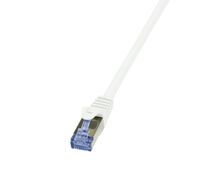 Logilink Patchkabel mit Cat7-Rohk. Primel. S/FTP weiß 3,00m (CQ4061S)
