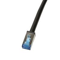 LogiLink CQ7143S - 50 m - Cat6a - S/FTP (S-STP) - RJ-45 - RJ-45 - Black