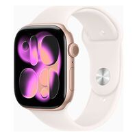 Apple Watch 11 46mm GPS+5G M/L Alu Sport roségold/blassrosa Smartwatches mit SIM
