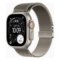 Apple Watch Ultra 3 49mm GPS+5G Titan Milanaise L natur/natur Smartwatches mit SIM