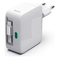 Hama Netzteil, USB-Cx2 30W ws (201956)