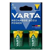 1x2 Varta Recharge Accu Power C Baby 3000 mAh Akkus -Universal-