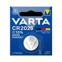 Varta KNOPFZELLE LITHIUM 3V   CR2025 (6025101401)