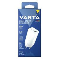 Varta High Speed Charger 65W GaN 2x USB C + USB A      Type 57956 Ladegeräte - USB -