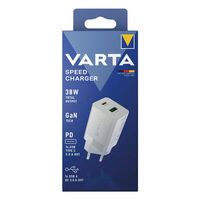 Varta Speed Charger 38W GaN PD USB-C 20W + USB-A 18W, weiß Ladegeräte - USB -
