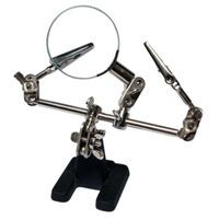 Logilink 3te helfende Hand mit Lupe, 46mm Lupe & 8 Gelenken (WZ0034)