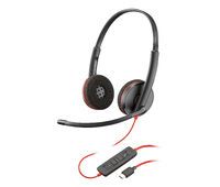 HP Poly Blackwire 3220 Stereo USB-C Headset +USB-C/A Adapter (8X228AA)