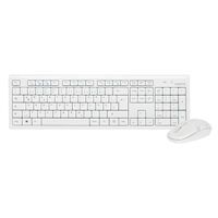 LogiLink Keyboard Mouse Combo wireless - Standard - Wireless - USB - White - Mouse included