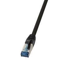 Logilink Patchkabel CAT6A S/FTP AWG27f.50,00m Industrie schw (CQ6145S)