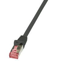 Logilink Patchkabel CAT6   S/FTP AWG27 PIMF  0,50m schw. (CQ2023S)