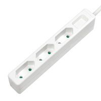LogiLink LPS229 - 1.5 m - 3 AC outlet(s) - Indoor - Type C - IP20 - 1 mm²