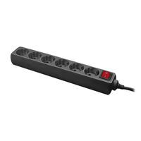 Logilink Steckdosenleiste 6-fach, 1,4m, m. Schalter  schwarz (LPS202B)