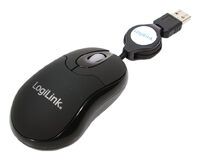 Logilink Maus USB Mini optisch  800dpi m. Kabeleinzug (ID0016)