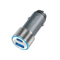 Logilink USB Kfz Ladeadapter 2Port 1xUSB-C PD,1xUSB-A QC,36W (PA0252)
