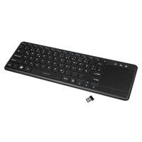 Logilink Tastatur Wireless mit Touchpad, 2,4 GHz, schwarz (ID0188)