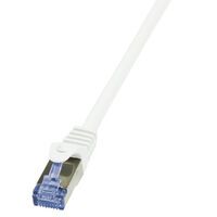 Logilink Patchkabel CAT6A  S/FTP AWG26 PIMF 30,00m weiß (CQ3121S)