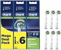 Ersatzbürstenkopf für Oral-B Pro Cross Action, 6 Stück