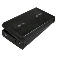Logilink Geh. 8.9cm (3,5") USB 3.0/SATA  Black  ALU m. N (UA0107)