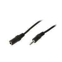 Logilink AudioVerl. 1x 3,5mm -> 1x 3,5mm St/Bu  3.00m bk (CA1054)