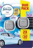 Febreze Auto Lufterfrischer 4ml, Auto-Clip-Nachfüller mit Duft Aprilfrisch 2 Stk