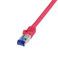 Logilink Patchkabel Ultraflex, Cat.6A, S/FTP, rot, 0,5 m (C6A024S)