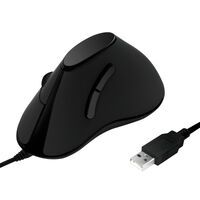 Logilink Maus Ergonomisch Vertical 5 Tasten 1000dpi schwarz (ID0158)
